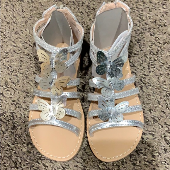 butterfly gladiator sandals